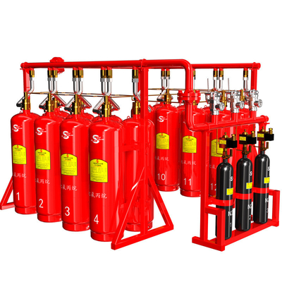 Mejor venta Sistema de supresión de gases 90L FM200 personalizado para protección contra incendios
