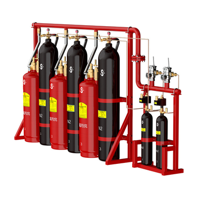Mejor venta Sistema de supresión de gases 90L FM200 personalizado para protección contra incendios