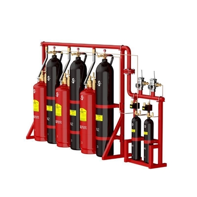 4.2MPa 120L Red FM-200 FM Sistemas de extinción de incendios para equipos de lucha contra incendios