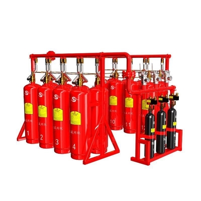 4.2MPa 120L Red FM-200 FM Sistemas de extinción de incendios para equipos de lucha contra incendios