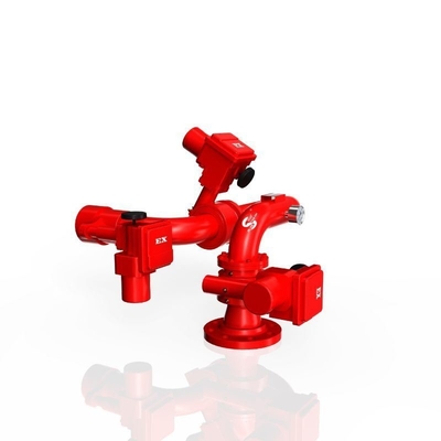 AC380V Explosion Proof Auto Water Fire Monitor Fire Water Cannon with 123m Firing Range